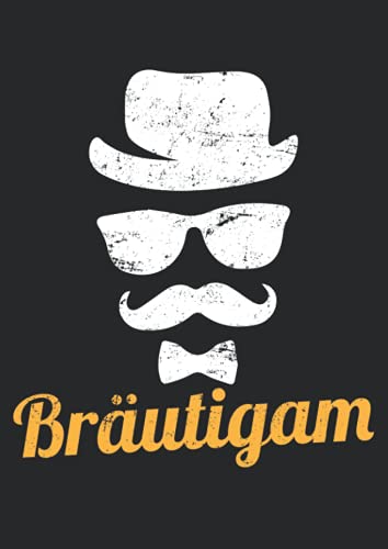 Notizbuch A4 liniert mit Softcover Design: Bräutigam Ehemann Junggeselle...