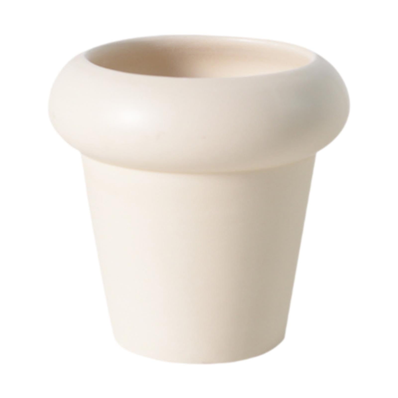 UJEAVETTE Ceramic Flowerpot Planter Height 10cm Table Ornament for Decorating Entrance-image-3