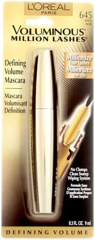 L’Oreal ParisVoluminous Million Lashes Mascara, Black 645