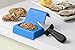 Patisse 883CHC Kit ouverture huîtres sécurisée avec couteau à huître + Cal'Huîtres MADE IN France, Bleu