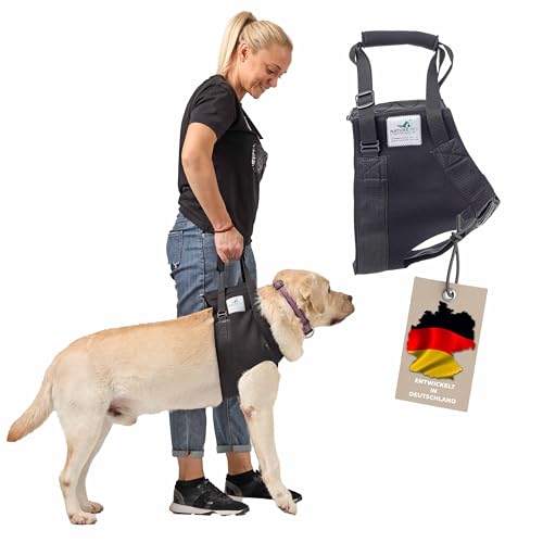 Hunde Tragehilfe vorne/Gehhilfe Hund vorne/Rehahilfe für ältere oder kranke Hunde M