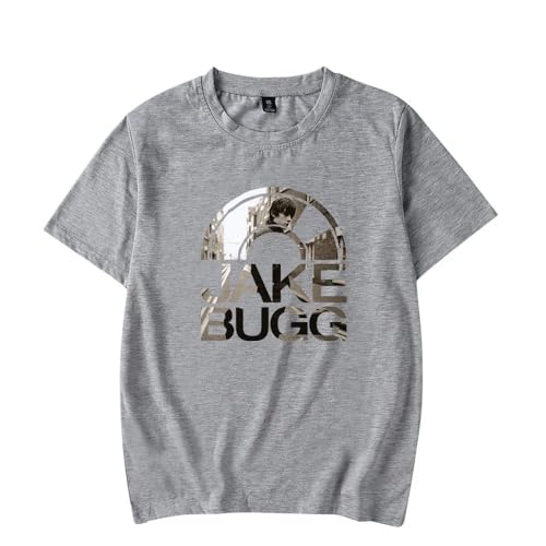Photo de GXHZHXJC Jake Bugg Merch T-shirt à manches courtes pour homme et femme, gris, 3XL Taille tall