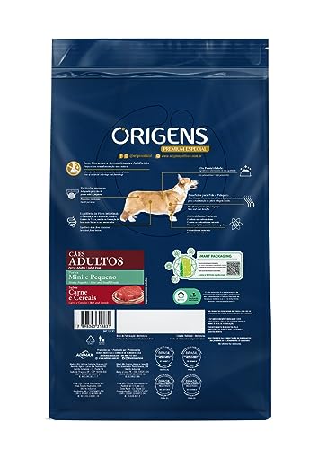Ração Para Cães Adulto Origens Porte Pequenos Carne e Cereais 3kg