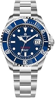 Gigandet Herren-Automatikuhr Sea Ground 300 - Made in Germany - Saphirglas - Swiss Super Luminova - Edelstahl - 300m/30bar wasserdicht - G300-005M