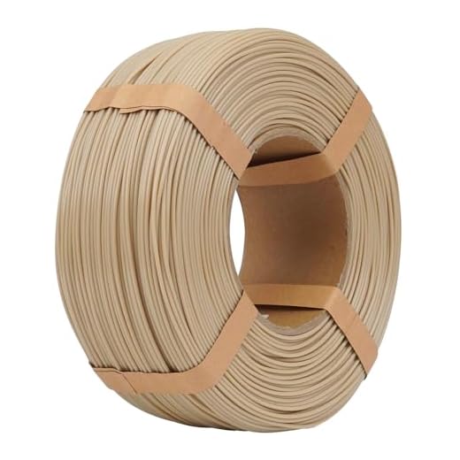 Inland V2 PLA PRO (PLA+) 3D Printer Filament Refill, 1.75mm Spooless Filament, Dimensional Accuracy +/- 0.03mm, 1KG (2.2lbs) Bone White Refill for Inland Reusable Spools, Bambu Lab Compatible