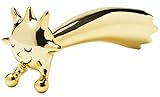 Farbe: gold Alessi - Krippenfigur, Figur - Stella Stellina - Porzellan - 4 x 9 cm