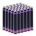 Jinhao Fountain Pen Ink Refill Cartridges, Bluish Violet Color, Set of 30 PCS, International Standard Size Disposable and Generic Ink Refill Cartridges