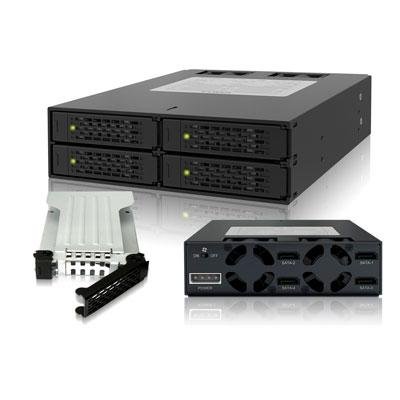 Icy Dock mb994sp-4sb-1 4 in 1�z�b�g�X���b�vSATA RAID�P�[�W(mb994sp-4sb-1 )