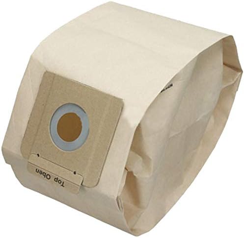 SPARES2GO Dust Filter Bags for Karcher Industrial Dry T10/1 T7/1 T9/1BP Vacuum Cleaner (Pack of 10)