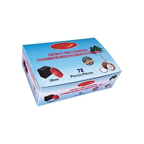Starlight Coconut Shell charcoal Cubes 72 pc Cover