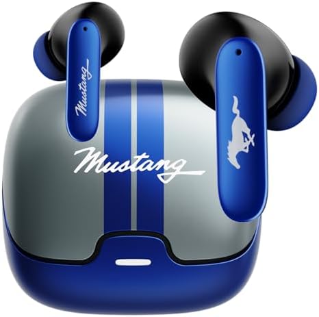 GOBOULT Mustang Dash Truly Wireless in Ear Earbuds with 100H Playtime, App Support, Dual Device Pairing, 4 Clear Calling ENC Mics, 45ms Low Latency, IPX5 Ear Buds TWS Bluetooth 5.4