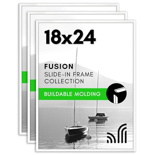 Americanflat 18x24 Poster Frame 3-Pack - White