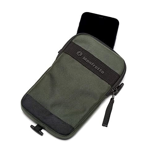 Manfrotto Street Pouch, Smartphone Schoudertas, Smartphone Accessoires, Telefoonhoes, met Schouderriem, voor Smartphone met Scherm tot 6.8 Inches, Kleur Groen - Image 4