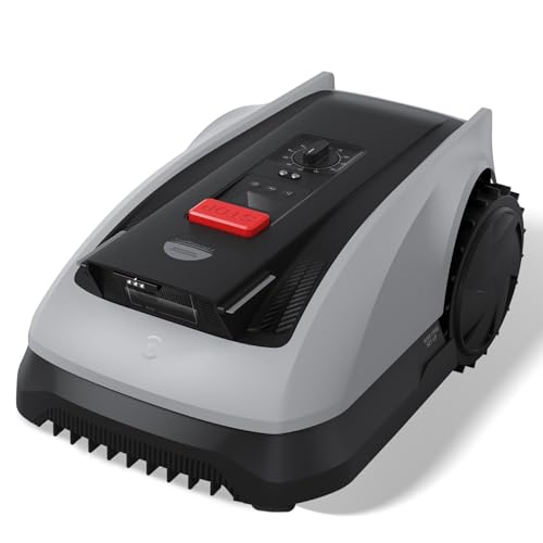 ECOVACS Goat O600 Robot Tosaerba Senza Cavi Perimetrali, Per Aree Fino A 600 M², Navigazione RTK+Vision, Evitamento Degli Ostacoli Tramite IA, Controllo via App, Passaggio In Spazi Stretti Fino A 0,7M