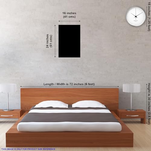 Image of ArtzFolio City Overlooking Desolate Desert | Bulletin Board Notice Pin Board | Vision Soft Board Combo with Thumb Push Pins & Sticky Notes | White Frame | 16 x 24 inch (41 x 61 cms)