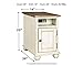 Signature Design by Ashley Realyn French Country Chair Side End Table with Outlets & USB Ports, Cream