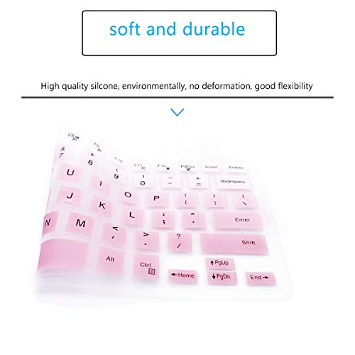 Protector de teclado silicona para Dell XPS 15 15.6" miniatura 3