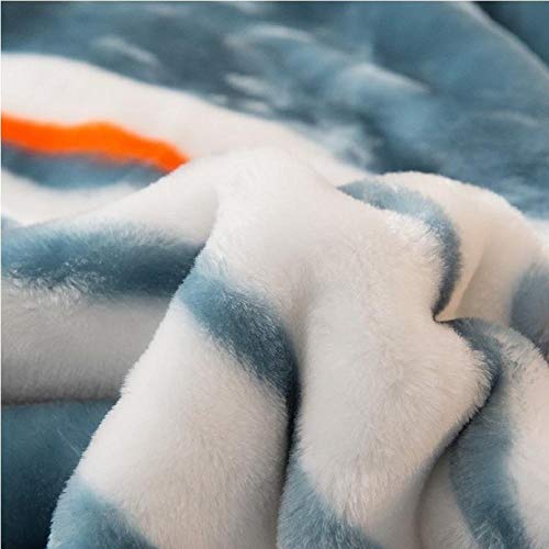 Asbecky Blanket Warm Polar Fleece Throw Over Soft Luxury Sofa Bed Blanket Double-Sided Velvet Blanket-150X200Cm-2Kg_18 #TOP1