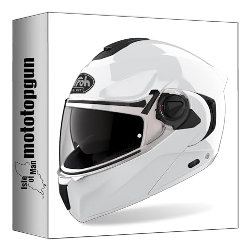 Casque modulable Moto Airoh Specktre Blanc XXL idéal pour le touring urbain