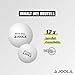 JOOLA Spinball Table Tennis Balls 12 Pack - 40mm Regulation Bulk Ping Pong Balls for Training and Recreational Play - Fun as a Cat Toy - Indoor and Outdoor Compatible- Dual Color Orange and White