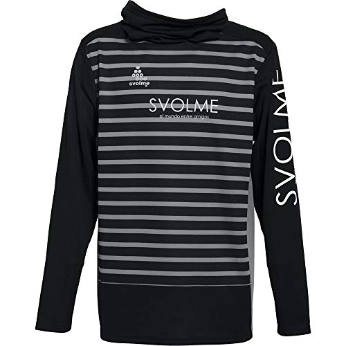SVOLME ハイネック長袖トレーニングトップ 1203-59400 Mサイズ ブラック