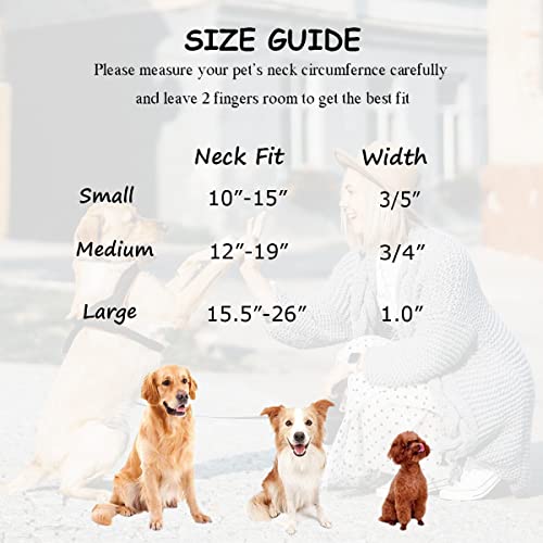 Yudote Ultra Soft Dog Collar With Metal Buckle Cotton Corduroy Comfy Collars For Large Medium Small Dogs, Coffee Brwon #TOP6