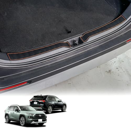 【axis-parts】リアドアステップガード 2点セット トヨタ RAV4 【型式:50系】【ステッチカラー選択可】ステッチカラー:ブラック(ST)