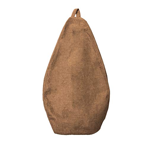 Bean Bag Chair Cover For Kids And Adults, Sturdy Zipper Beanbag Case, Sack Bean Bag, Zipper Storage Beanbag (No Filler) For Organizing Children Plush Toys Lazy Sofa Chairs (Brown, S) #TOP3