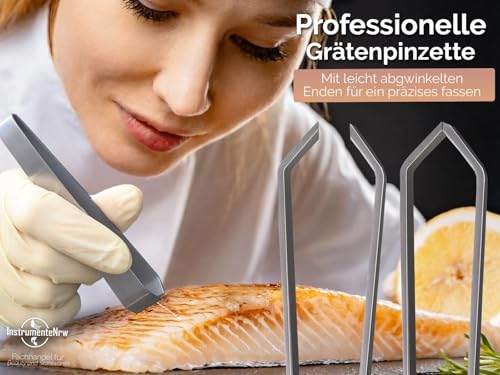 Foto von Grätenzange Profi-Qualität aus Edelstahl
