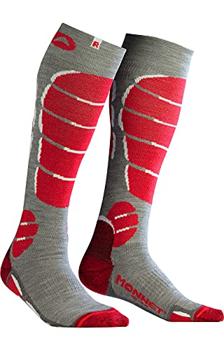 Calcetines Monnet Ski X-Light unisex para adulto en color negro