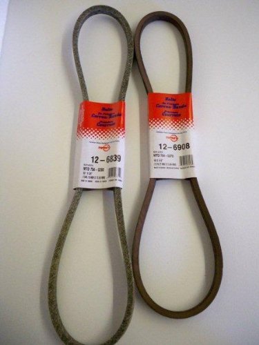Set di 2 cinture a velocità variabile, sia per sostituire il 754 – 0280 e 754 – 0370 (anche 954 – 0280 e 954 – 0370), Model: 754 – 0280, home & Garden Store