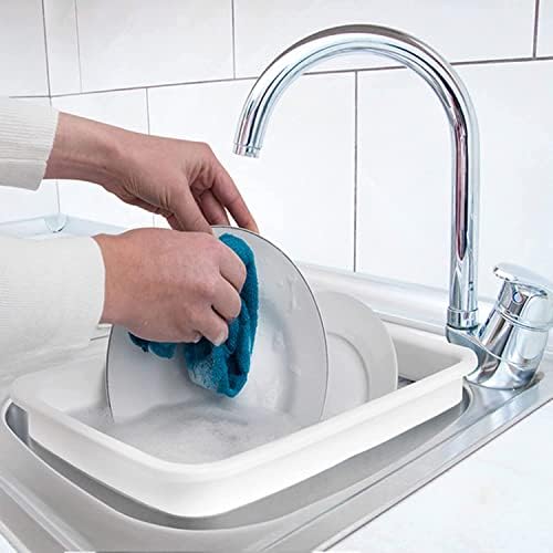 Folding Collapsible Washing Up Bowl 10 Litre Wash Basin