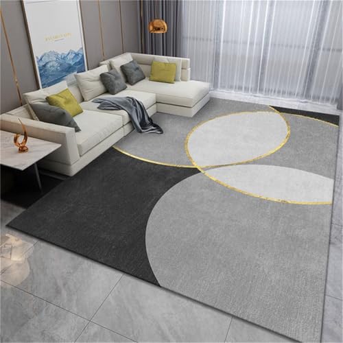 Washable Flokati Rug 90x190CM - Modern Style Living Room Carpet with Sound Insulation - Soft, Cozy, and Floor Mat for Home Décor