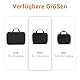 Amazon Basics Mittelgroße GoPro- und Actionkameras Schutzhülle mit Internem Schaumstoff, Tragbar & Leicht, 22.9 x 17.8 x 6.4 cm, Einfarbig, Schwarz