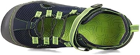 JBU by Jambu Women's Tahoe MJ Water Ready Sneaker, Navy/Kiwi, 7 | Image 5