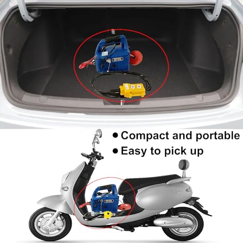 Polipasto eléctrico portátil 450kg 7.6m 110V miniatura 3