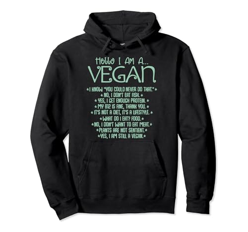 Soy un Vegetariano Vegetariano Vegetariano Alimentario Sudadera con Capucha