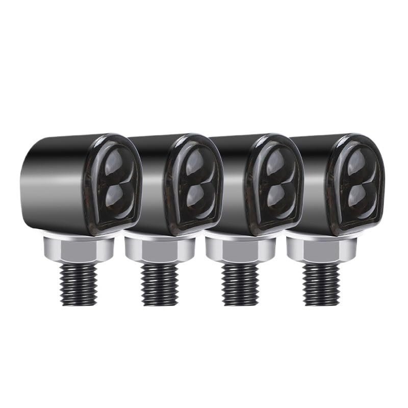 Clignotants LED moto 8mm intermitentes ambre 12V signalisation