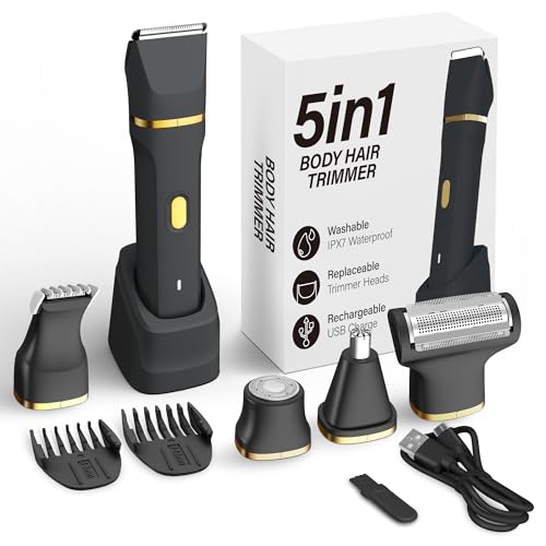 KINGTEE 5-in-1 Electric Bikini Trimmer for Women