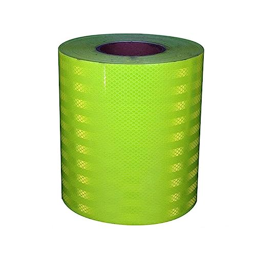 Rouleau de ruban réfléchissant extérieur, barrière de sécurité autocollante, avertissement, étanche, haute intensité, for véhicules, vélos, vêtements, casques, boîtes aux lettres, visibilité(Fluoresce
