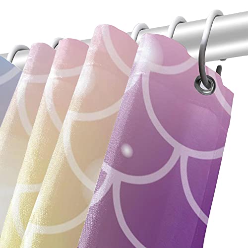 Rideau de douche étanche sirène pour garder un sol sec et propre