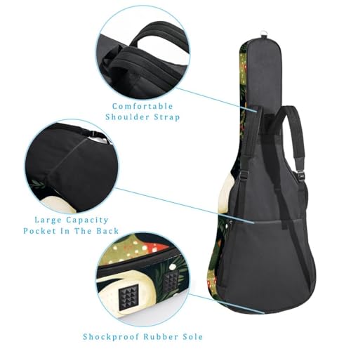 Sac à dos pour guitare basse et acoustique en tissu Oxford léger - 3