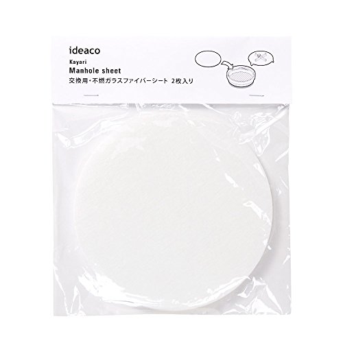 イデアコ 蚊遣り マンホールシート/交換用・不燃ガラスファイバーシート2枚入