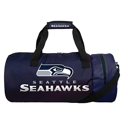 FOCO NFL Seahawks Two Tone Cylinder Duffle Bag Bolsa de viaje, multicolor