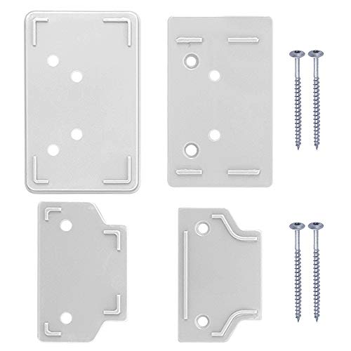Callowesse - Puerta retráctil para escalera (0-130 cm, 110 cm, apertura fácil con una sola mano, puerta de seguridad retráctil silenciosa) blanco Kit espaciador, color blanco