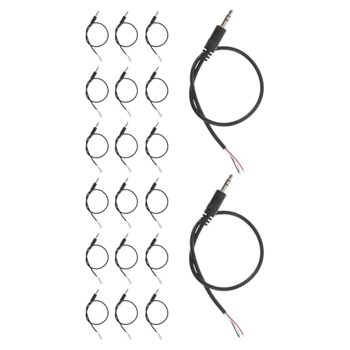Cable de audio Jack 3.5mm macho a cable abierto 20 piezas miniatura 1