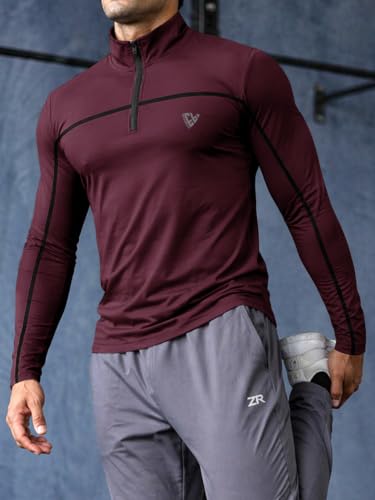 Image of EYEBOGLER Men's Full Sleeve Sports T-Shirt | Athletic Activewear for Running, Gym, Workout, Training & Outdoor Activities