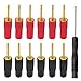 KUOQIY 12 Stück Vergoldete 2mm Bananen Stecker Schrauben Typ, 2mm Lautsprecherkabel-Steckverbinder, Audio Lautsprecher Kabel Stecker GOLD Typ günstig Kaufen-KUOQIY 12 Stück Vergoldete 2mm Bananen Stecker Schrauben Typ, 2mm Lautsprecherkabel-Steckverbinder, Audio Lautsprecher Kabel Stecker