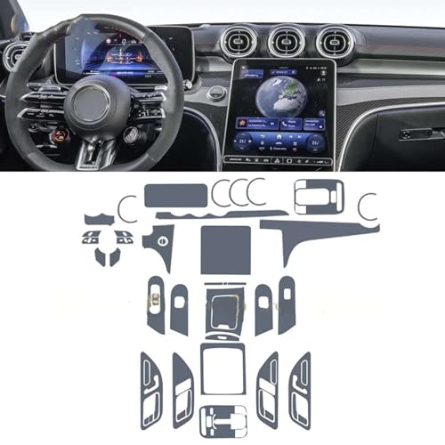 PPF Benz CLE AMG 53 2025 film protection console interieur