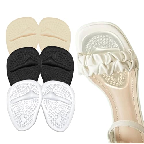 Image of Metatarsal Pads Women Ball of Foot Cushions, 3 Pairs